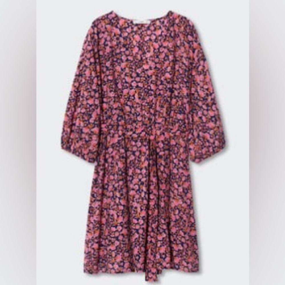 Mango block-print dress